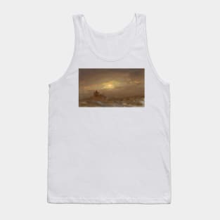 Winter Landscape at Moonlight by Frederic Edwin Church Tank Top